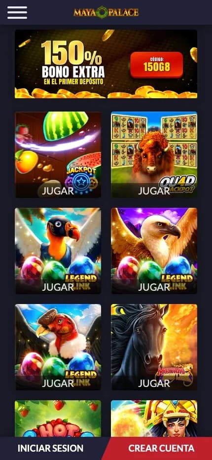 Mayapalace mobile preview