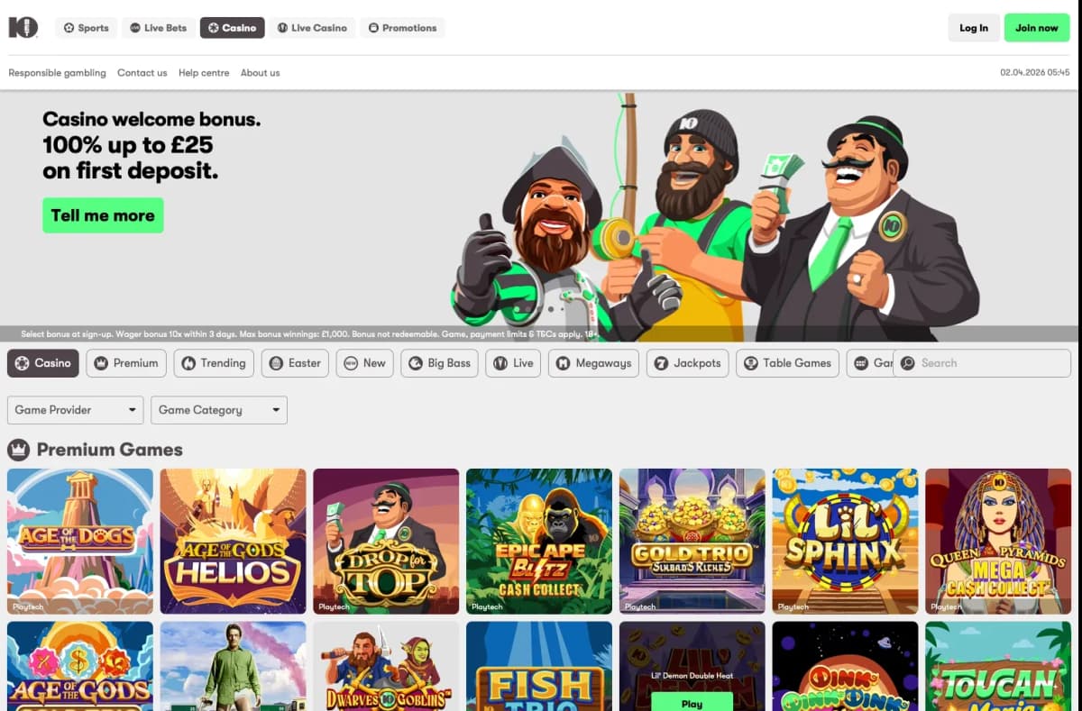 10bet desktop site