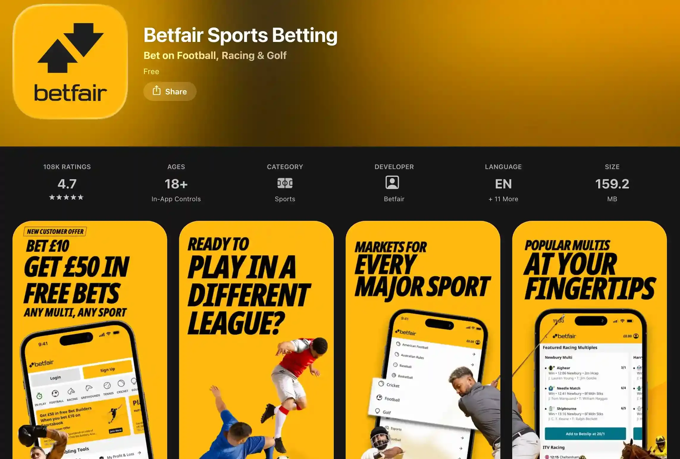 Betfair app screenshot.webp