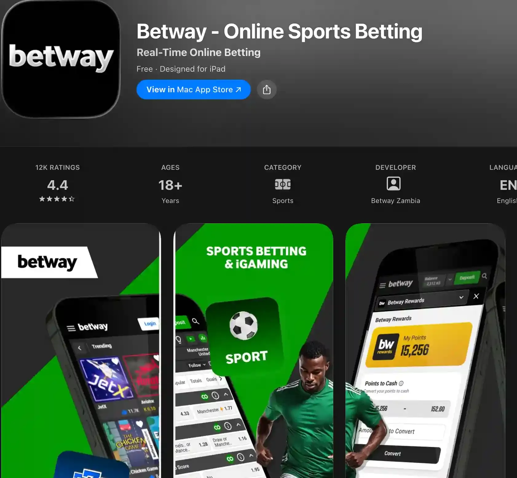 Betway app screenshot.webp