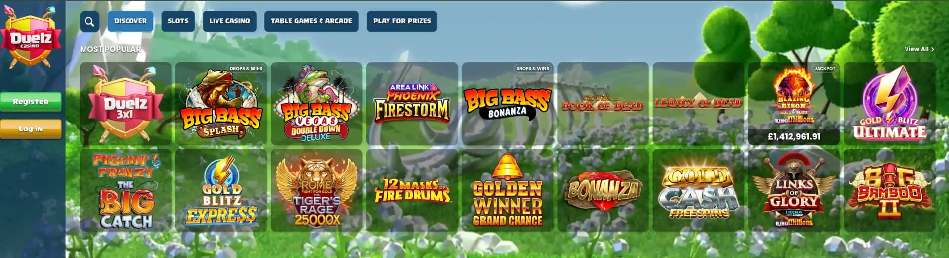 Duelz games screenshot