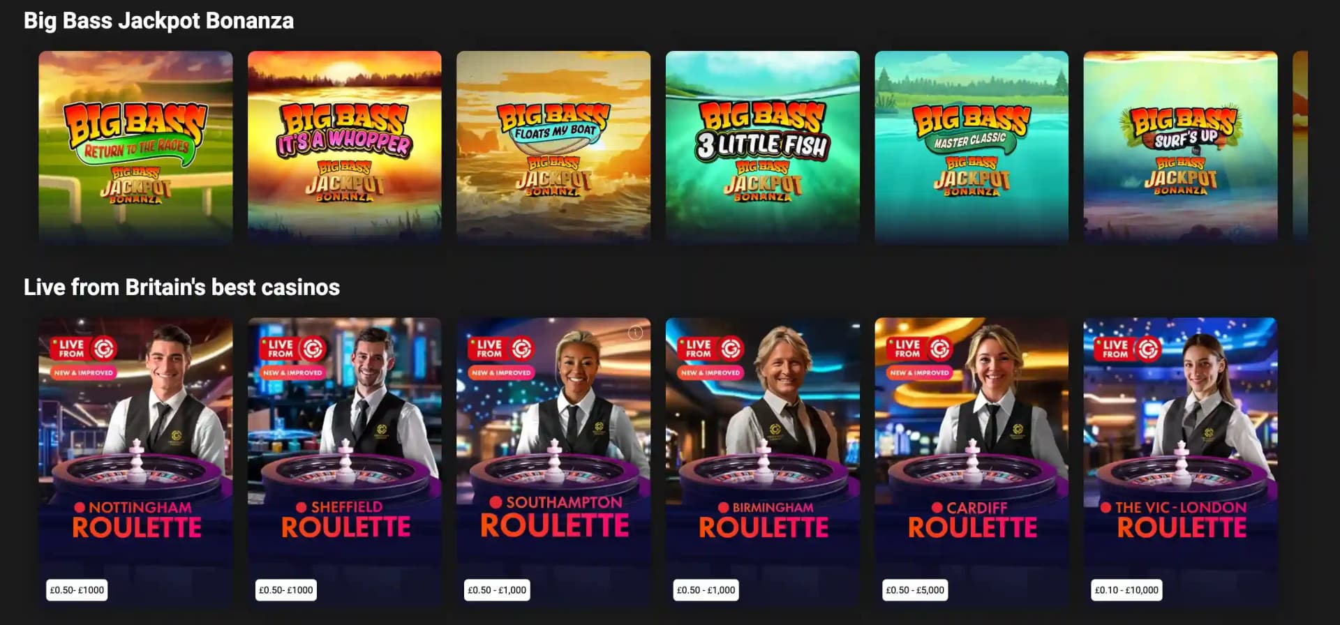 Grosvenor games screenshot