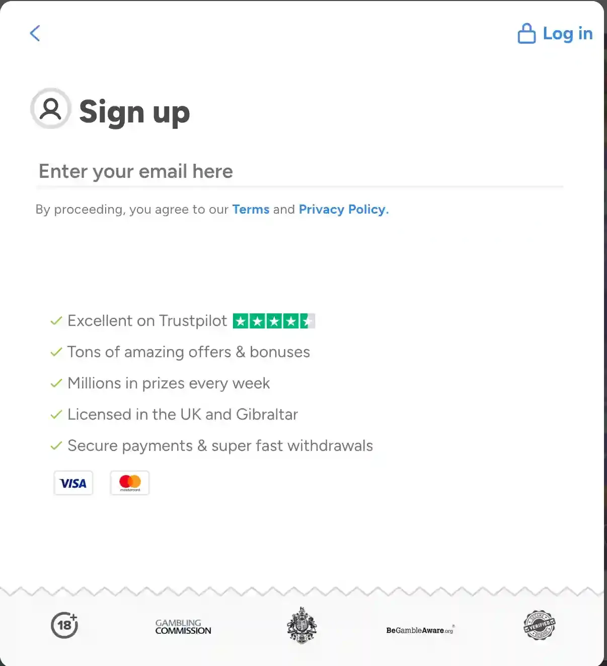 Lottomart join screenshot.webp