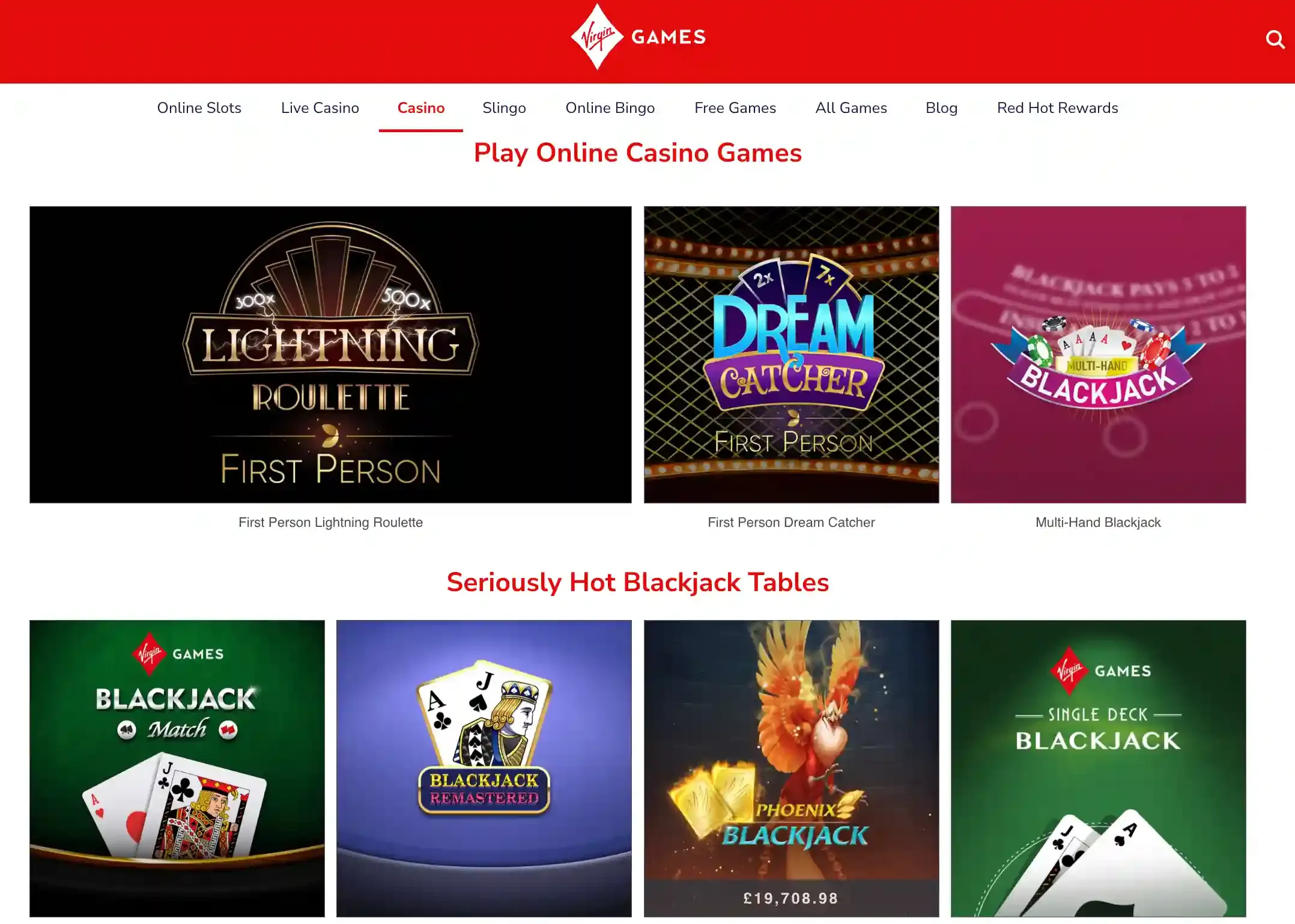 Virgin Games games screenshot