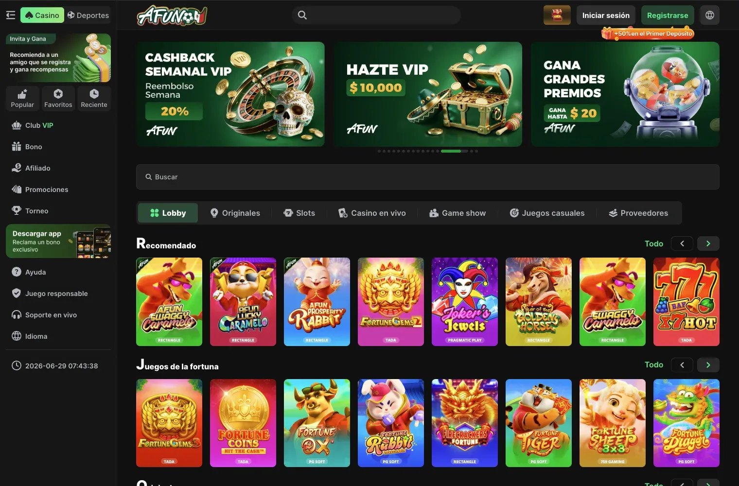 AFUN desktop
