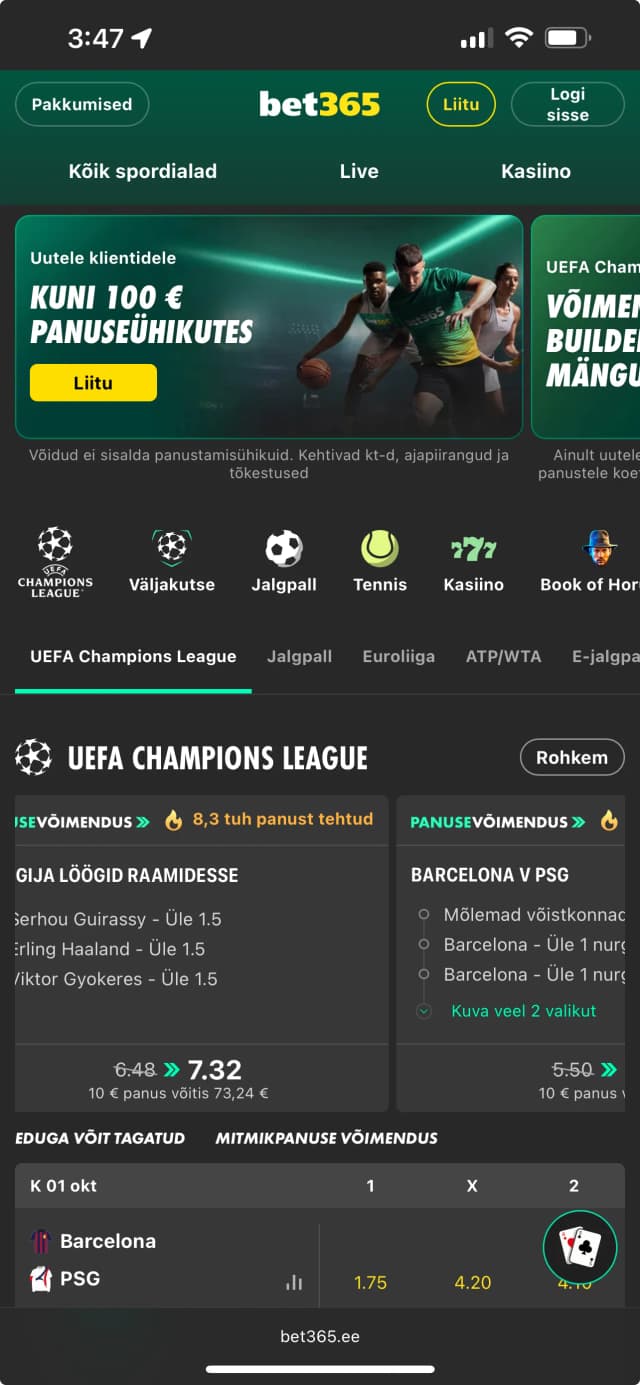 bet365 mobile preview