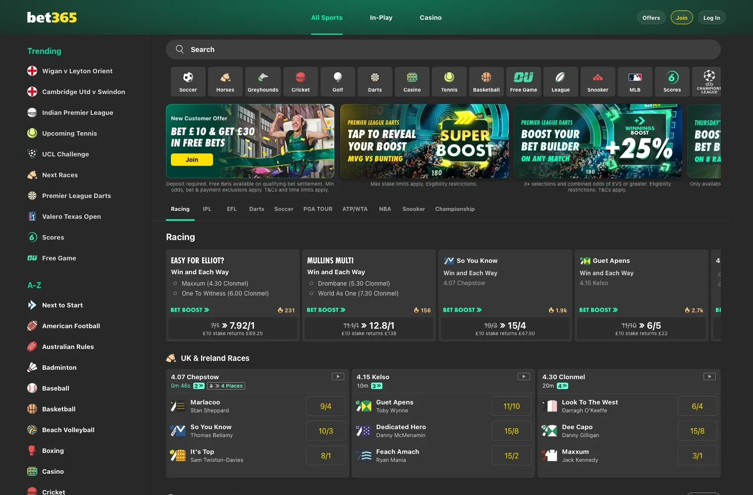 bet365 desktop