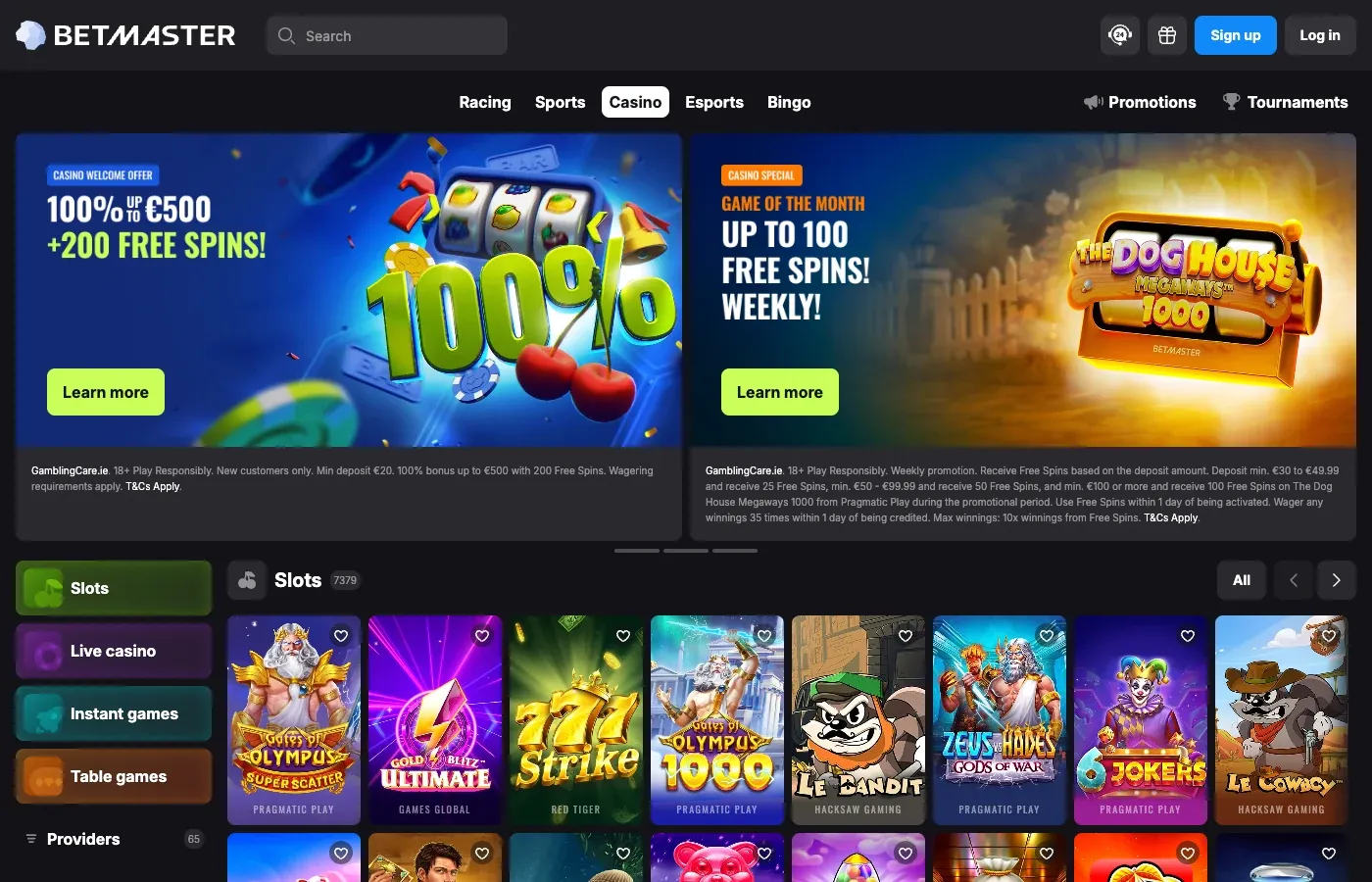 Betmaster desktop