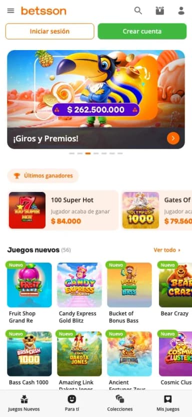 Betsson en el celular