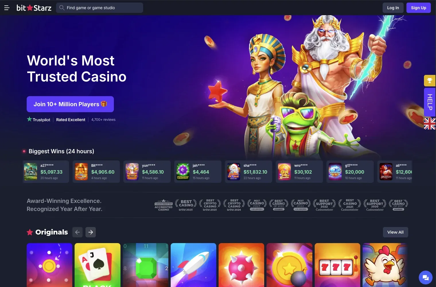 BitStarz desktop
