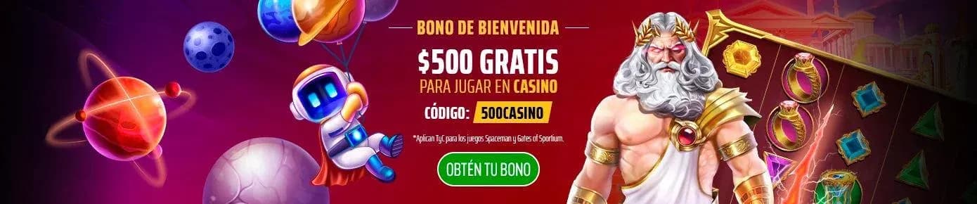 $500 gratis para jugar en casino con el código 500CASINO