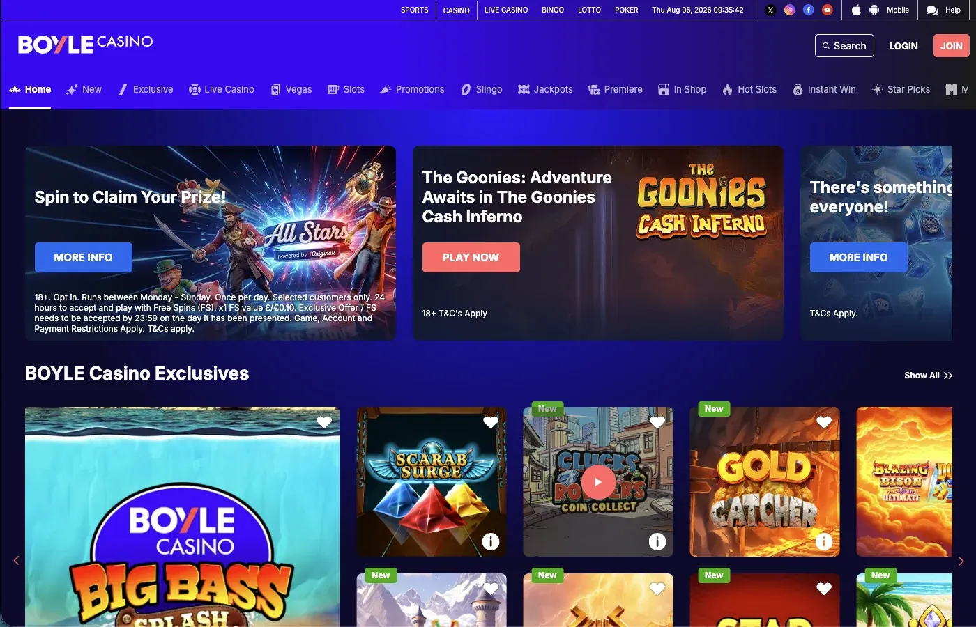 BoyleSports desktop