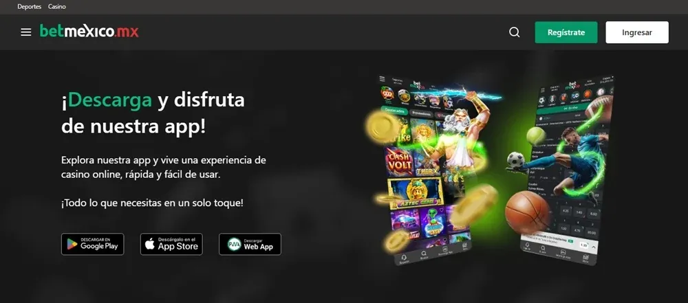 BetMéxico Casino en celular