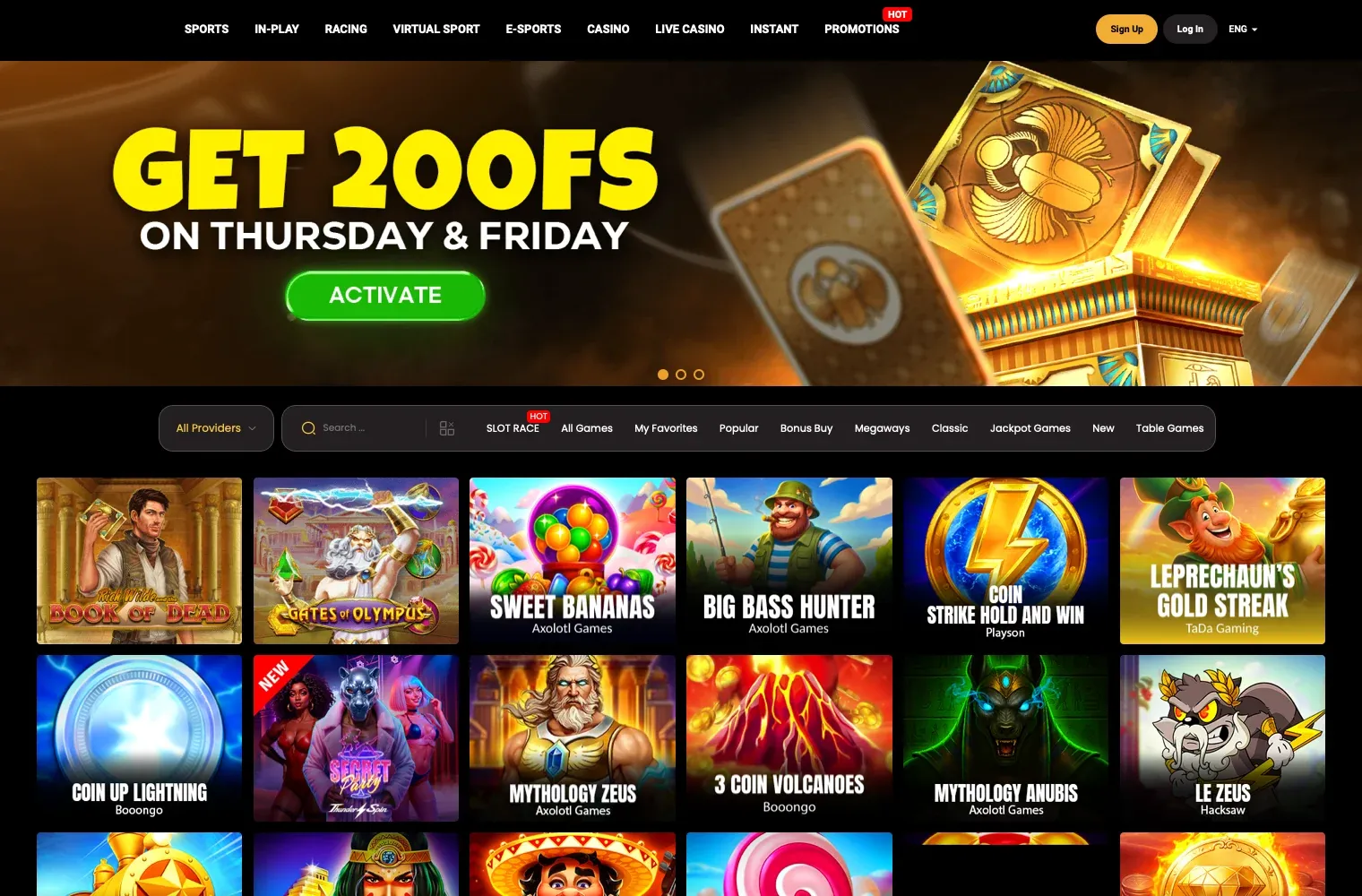 GoldenBet desktop