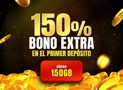 Bono de bienvenida del 150% en Mayapalace con código 150G8.