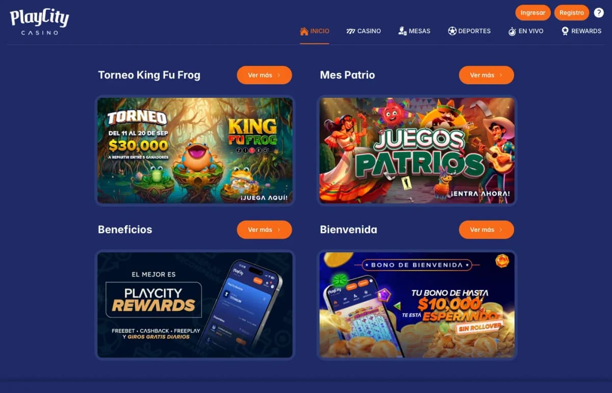 Playcity en computadora