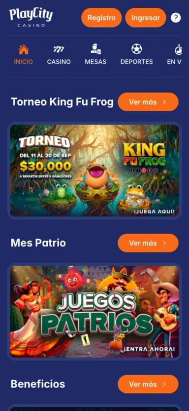 Playcity en celular