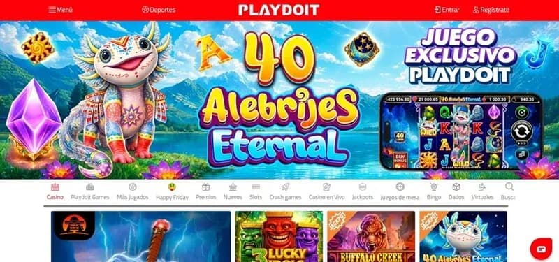 Casino de Playdoit donde se solicitan retiros