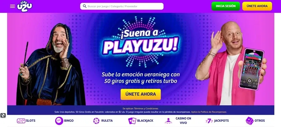 Promoción de giros gratis de PlayUZU México