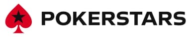 PokerStars red spade and black wordmark logo