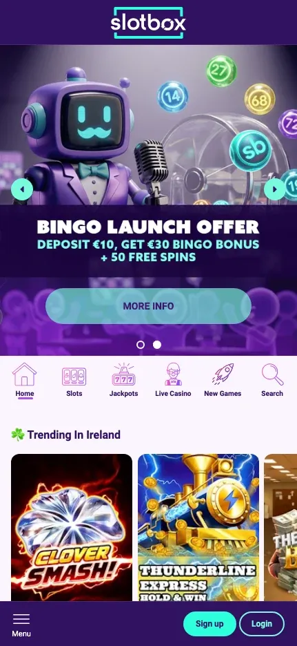 Slotbox mobile preview