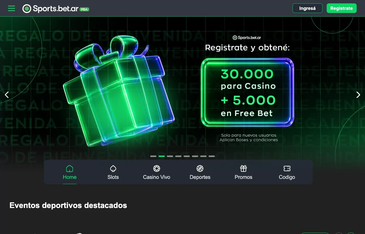 SportsBet desktop