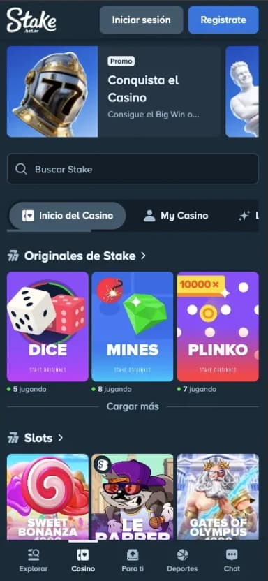 Stake en el celular