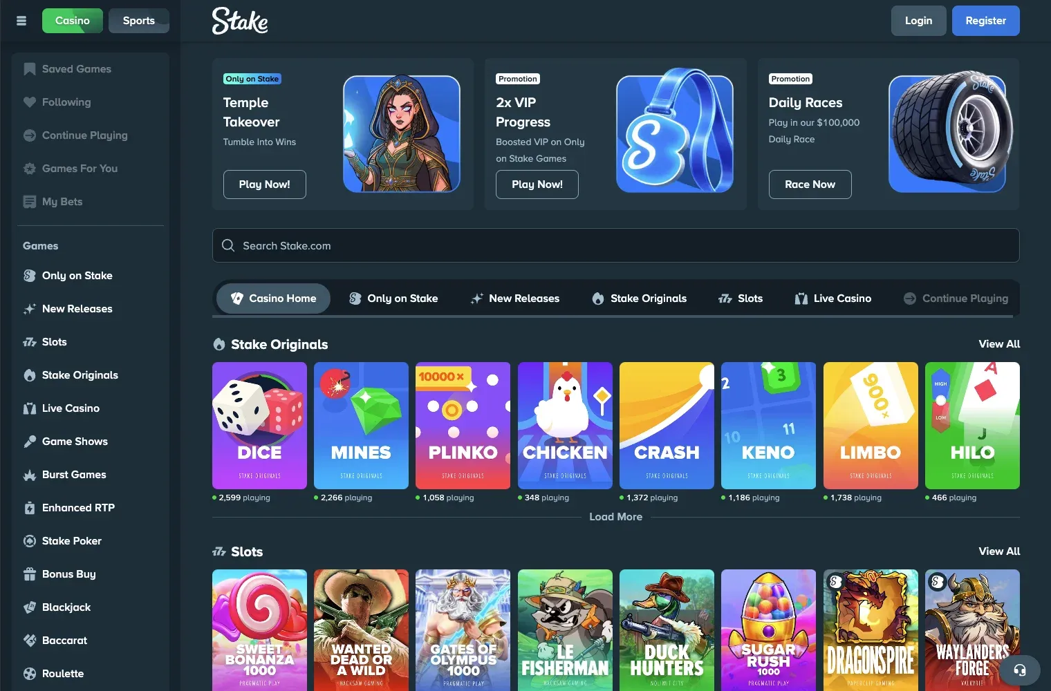Stake desktop