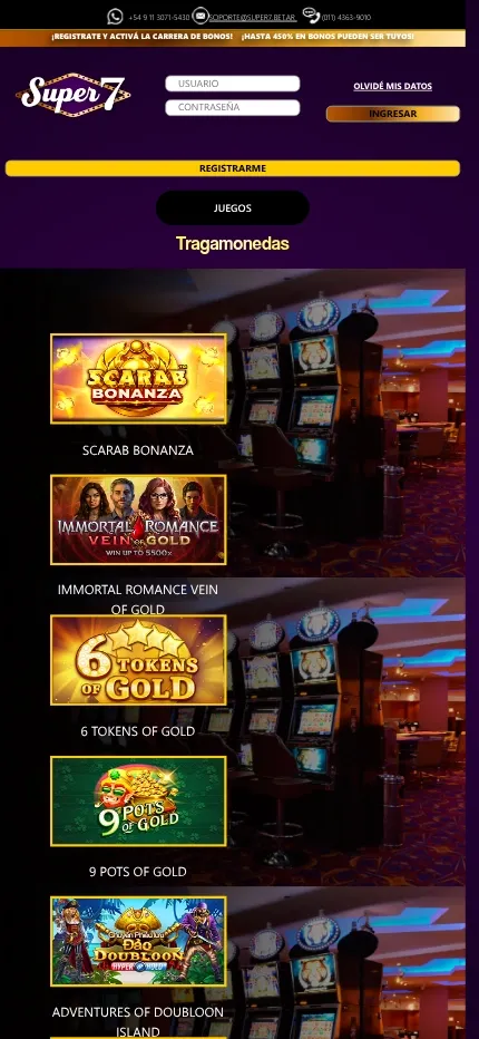 Super 7 mobile preview