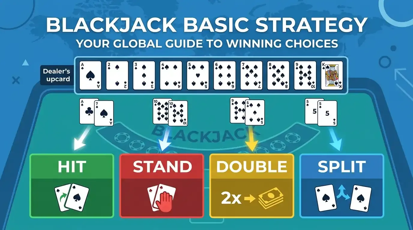 Blackjack Basic Strategy Chart: When to Hit, Stand, Double or Split