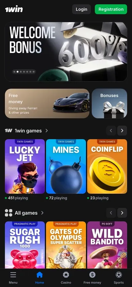 1win mobile