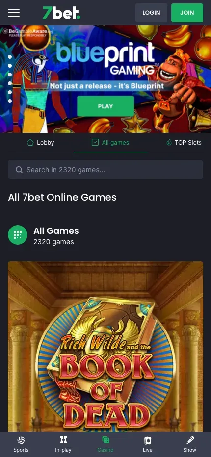 7Bet mobile