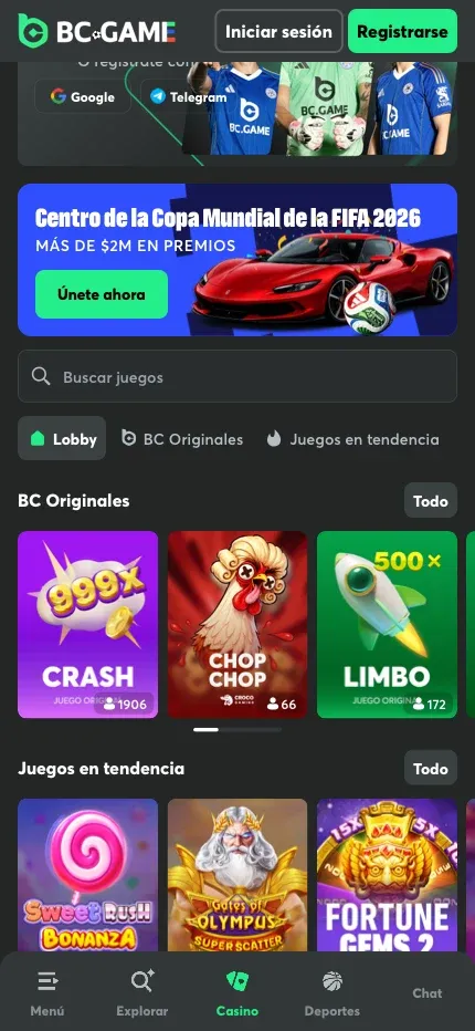 BC.Game mobile