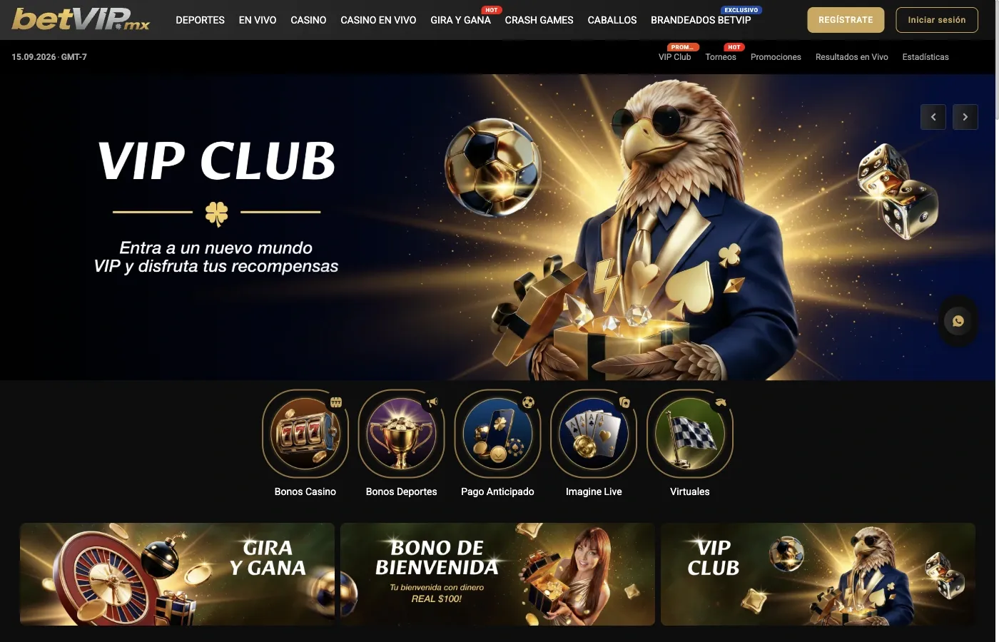 BetVIP desktop