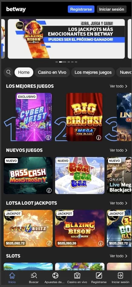 Betway mobile