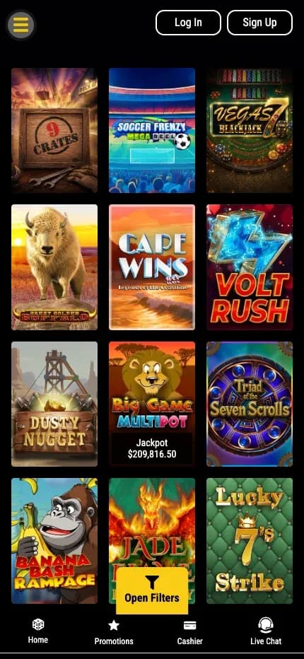 Black Lotus Casino mobile