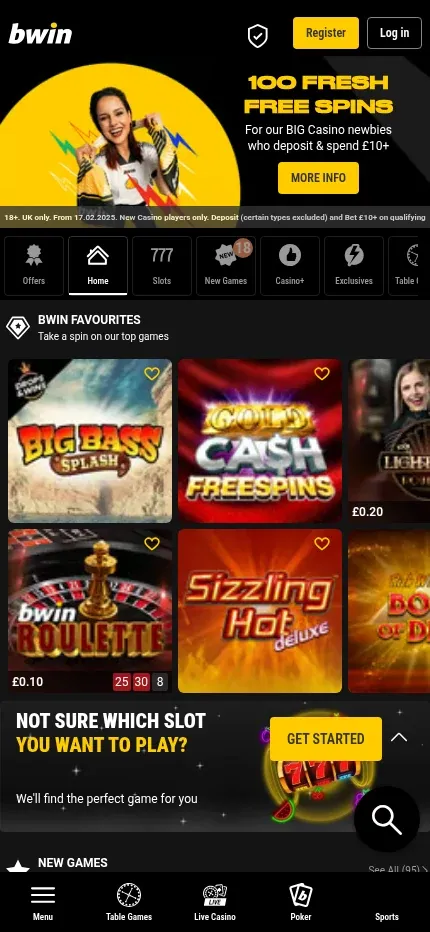 Bwin mobile site