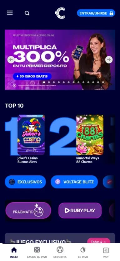 Casino Buenos Aires en el celular