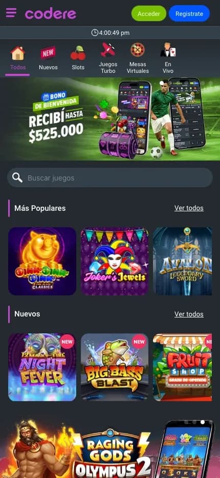 Codere mobile