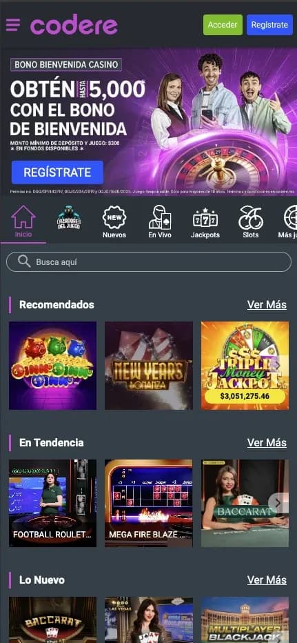 Codere mobile