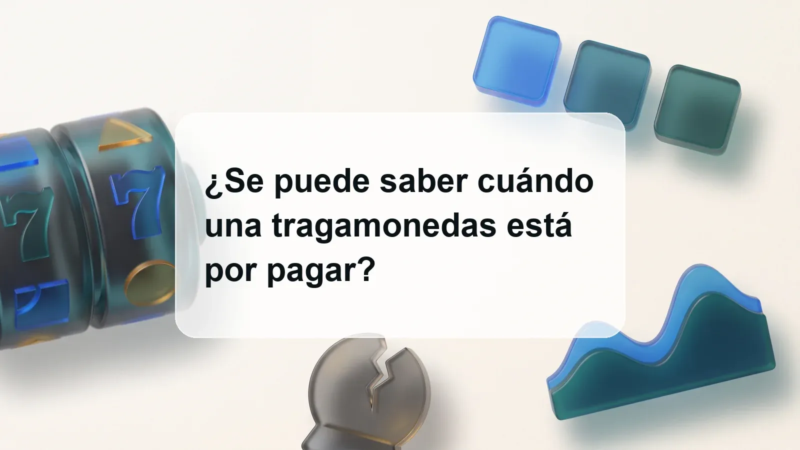 Rodillos con símbolos geométricos, marcadores iguales y una curva de volatilidad sobre un fondo crema
