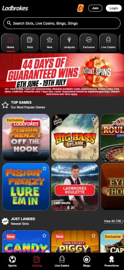 Ladbrokes mobile