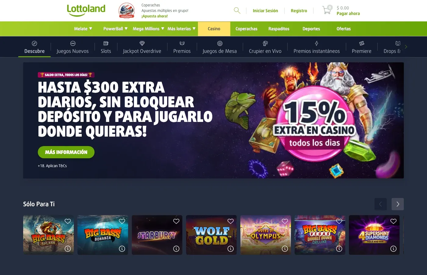 Lottoland desktop