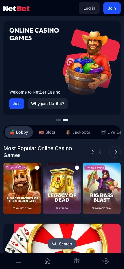 NetBet mobile
