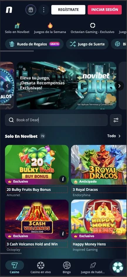 Novibet mobile