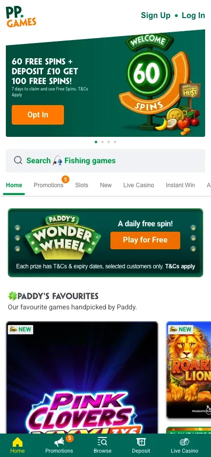 Paddy Power mobile