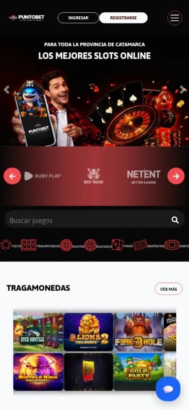 PuntoBet en el celular