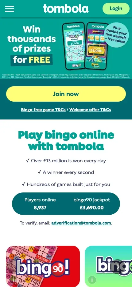 Tombola mobile