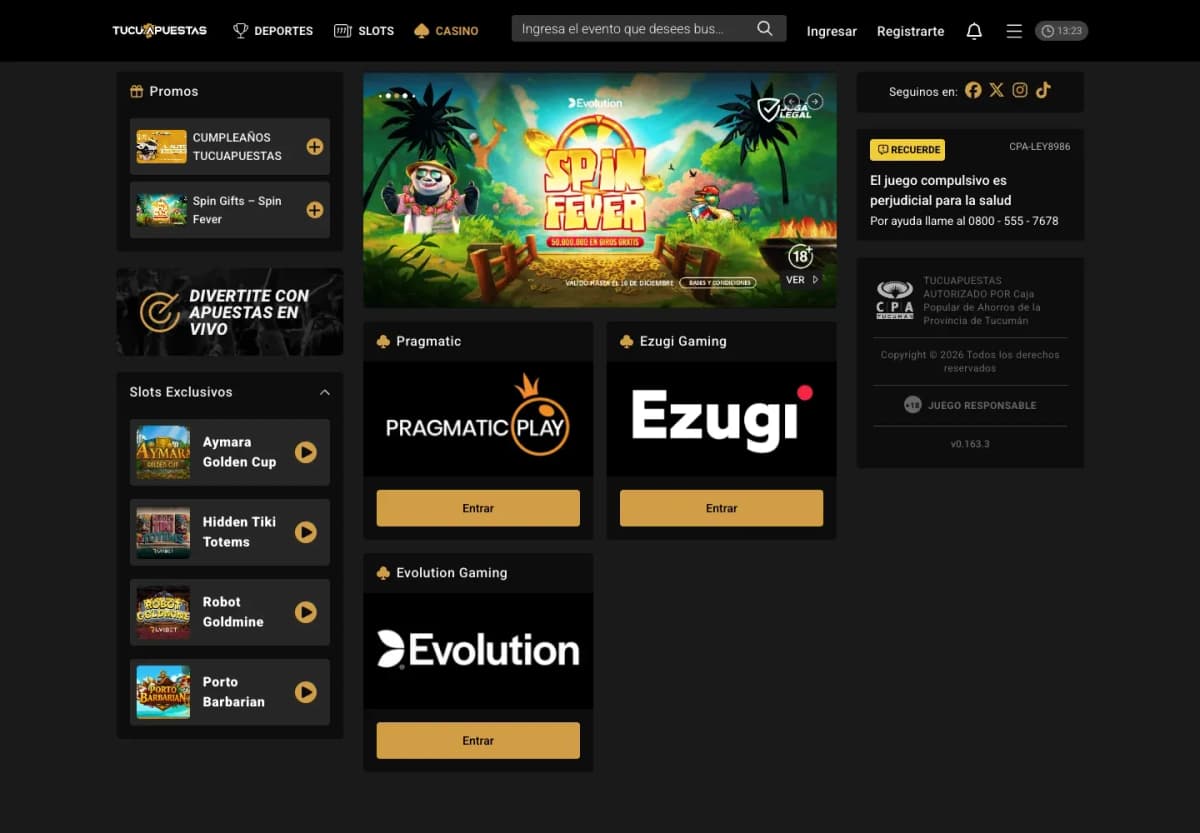 TucuApuestas en computadora